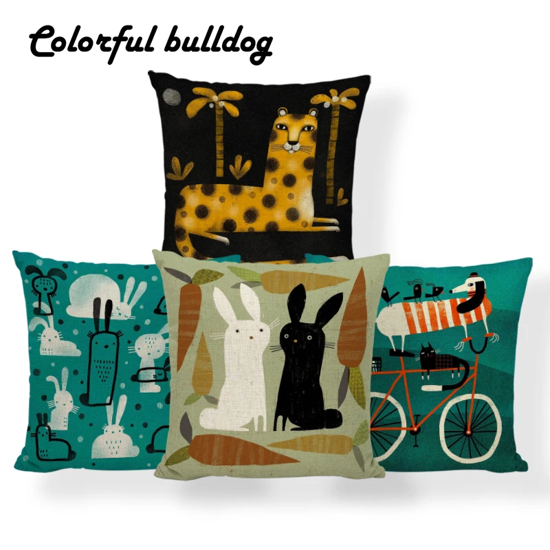 Dog Cat Flower Rabbit Cushion Cactus Tiger Palm Tree Horse Pillow Cover Yellow Bedroom Decorations Throw Pillow Case 18X18 Linen
Dog Cat Flower Rabbit Cushion Cactus Tiger Palm Tree Horse Pillow Cover Yellow Bedroom Decorations Throw Pillow Case 18X18 Linen