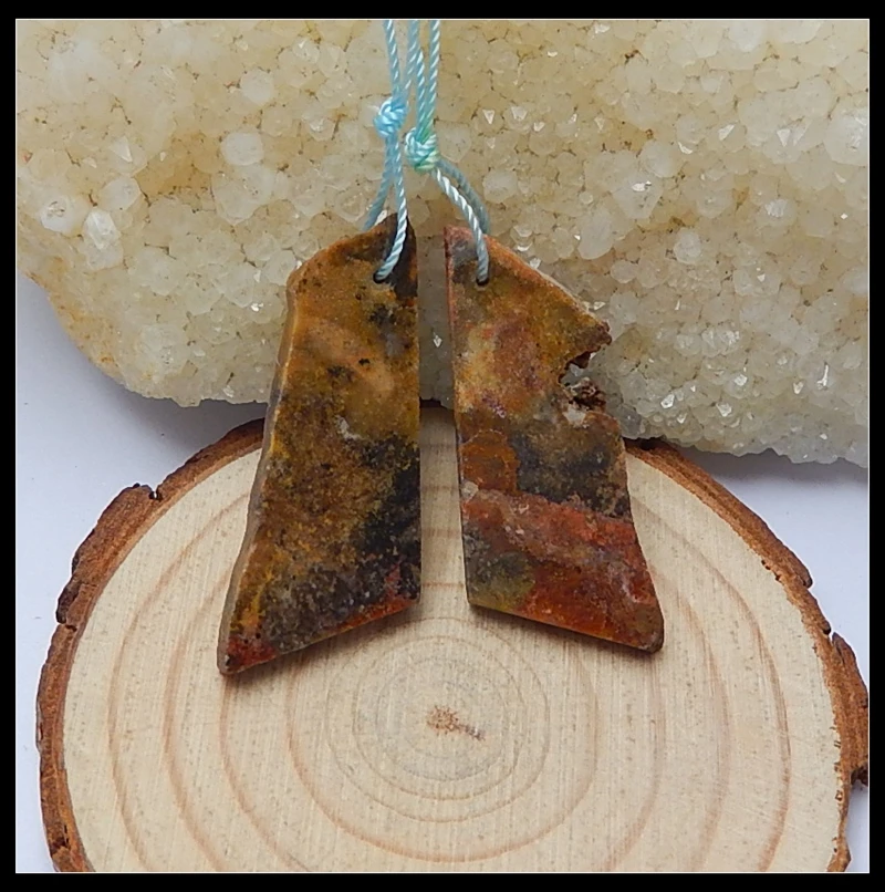 Special sale!!!Nugget Jasper Gemstone Cheap Fashion Earrings Pendants 37x16x4mm 7.73g
Special sale!!!Nugget Jasper Gemstone Cheap Fashion Earrings Pendants 37x16x4mm 7.73g