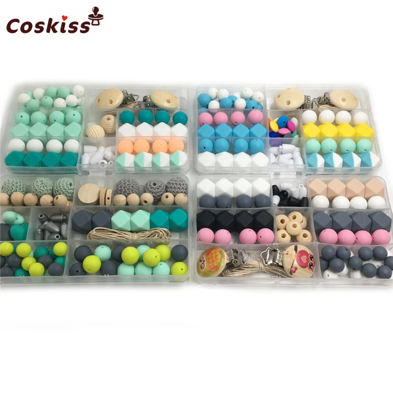 4pc DIY Baby Teether Accessories Geometry Hexagonal Round Silicone Bead Wooden Bead And Crochet bead Pacifier Clips For Bracelet
4pc DIY Baby Teether Accessories Geometry Hexagonal Round Silicone Bead Wooden Bead And Crochet bead Pacifier Clips For Bracelet