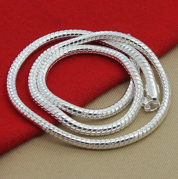 men's necklaces chains collar Silver Plated Necklace Fine Fashion 4mm Trendy Jewelry Snake Chains for men
men's necklaces chains collar Silver Plated Necklace Fine Fashion 4mm Trendy Jewelry Snake Chains for men