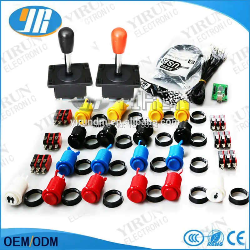 Spanish style Joystick+ HAPP push button + XINMO PCB USB to jamma PC PS/3 controller Arcade for DIY arcade bundles kit
Spanish style Joystick+ HAPP push button + XINMO PCB USB to jamma PC PS/3 controller Arcade for DIY arcade bundles kit