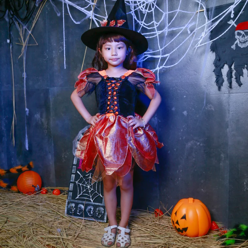 SHICAI Chiffon cute witch costumeChristmas Party Dress Up Items Halloween Fancy cosplay Dress child costume Free Shipping
SHICAI Chiffon cute witch costumeChristmas Party Dress Up Items Halloween Fancy cosplay Dress child costume Free Shipping