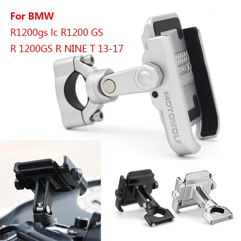 For BMW r1200gs lc R1200 GS R 1200GS R NINE T 13-17 R NINET Universal Mobile Phone Holder Motorcycle Bicycle Stand Rotatable
For BMW r1200gs lc R1200 GS R 1200GS R NINE T 13-17 R NINET Universal Mobile Phone Holder Motorcycle Bicycle Stand Rotatable