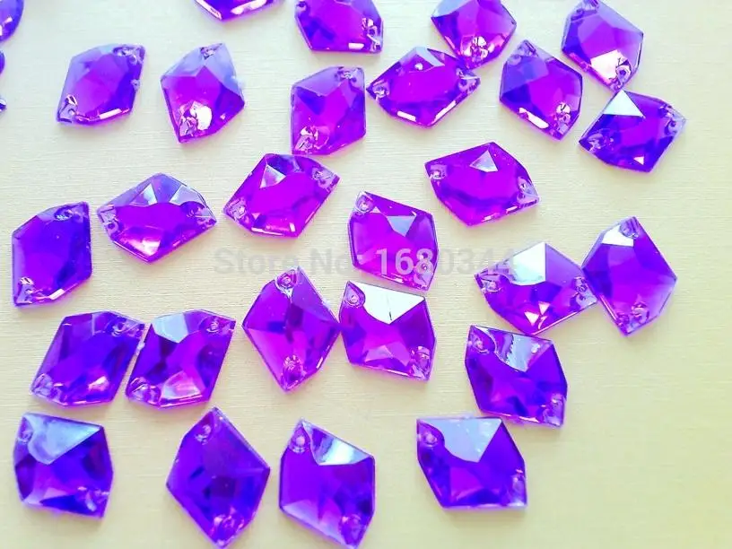 ZBROH Sew on rhinestones Purple colour 21*16mm cosmic shape flatback gem stones acryl crystal strass diamond 100pcs/lot
ZBROH Sew on rhinestones Purple colour 21*16mm cosmic shape flatback gem stones acryl crystal strass diamond 100pcs/lot
