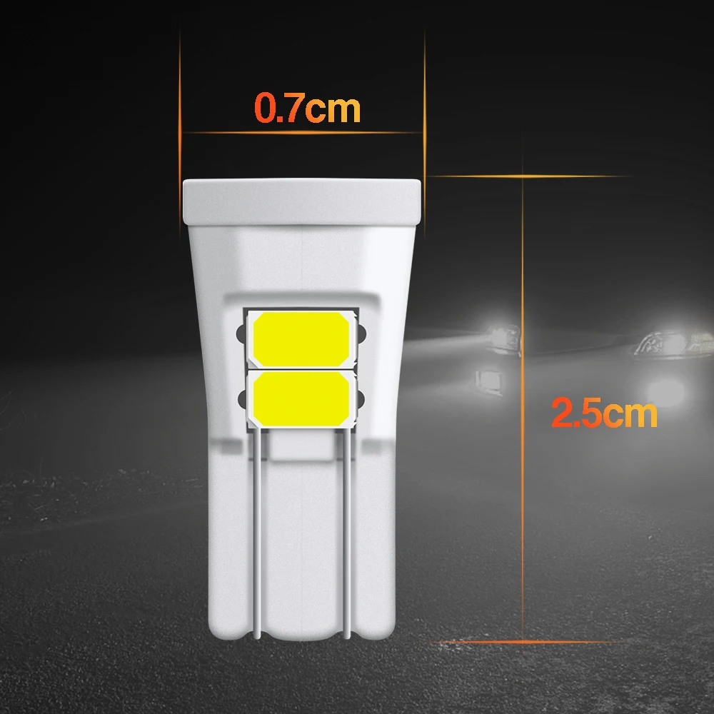 Xukey 4Pcs CERAMIC T10 Car Led Lights 501 168 194 W5W Auto Wedge Trunk License Plate Signal Bulbs HID White 6SMD 12V
Xukey 4Pcs CERAMIC T10 Car Led Lights 501 168 194 W5W Auto Wedge Trunk License Plate Signal Bulbs HID White 6SMD 12V