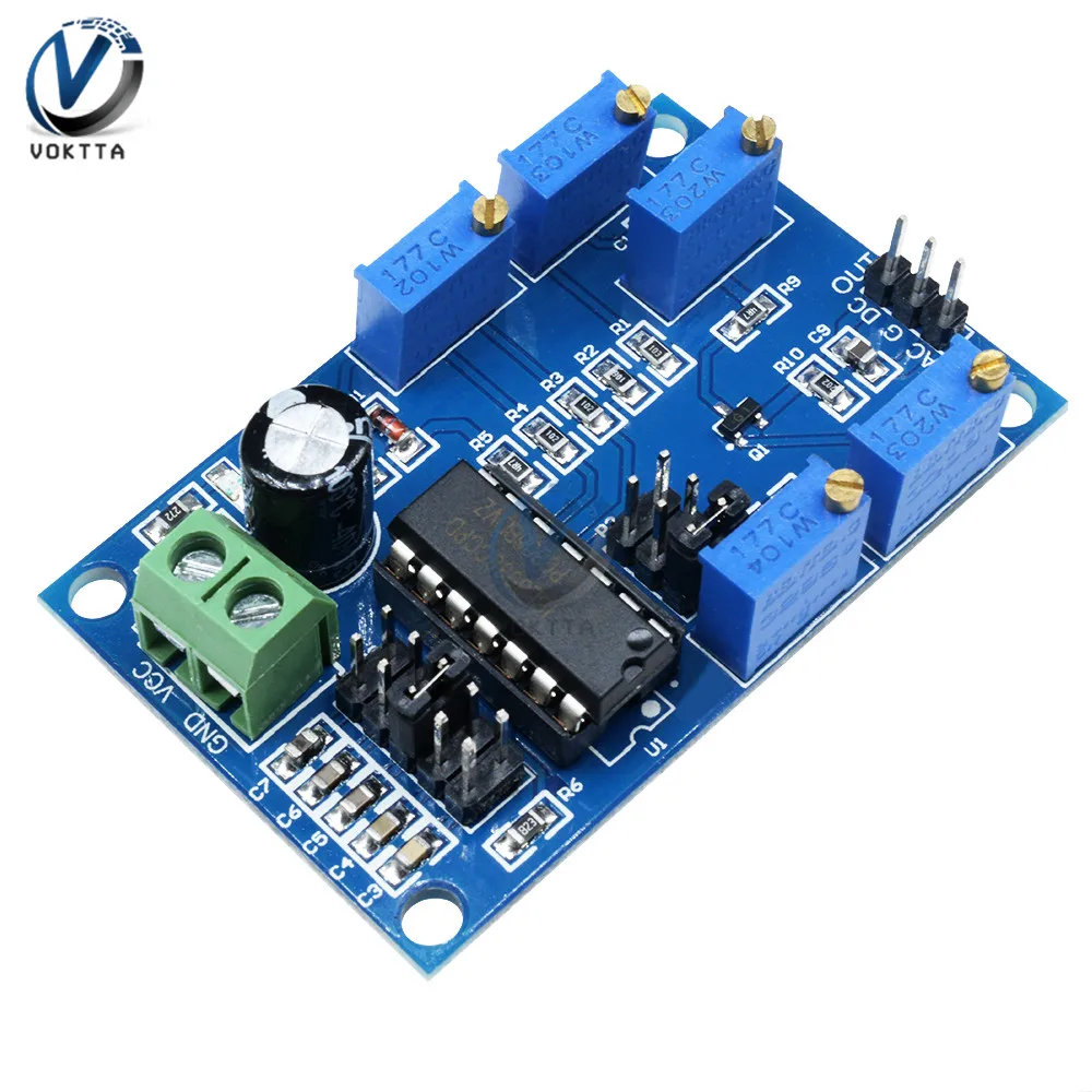 ICL8038 Signal Generator Frequency Pluse 10Hz-450KHz Square Wave Function Generator Module 12V to 15V Synthesizer
ICL8038 Signal Generator Frequency Pluse 10Hz-450KHz Square Wave Function Generator Module 12V to 15V Synthesizer