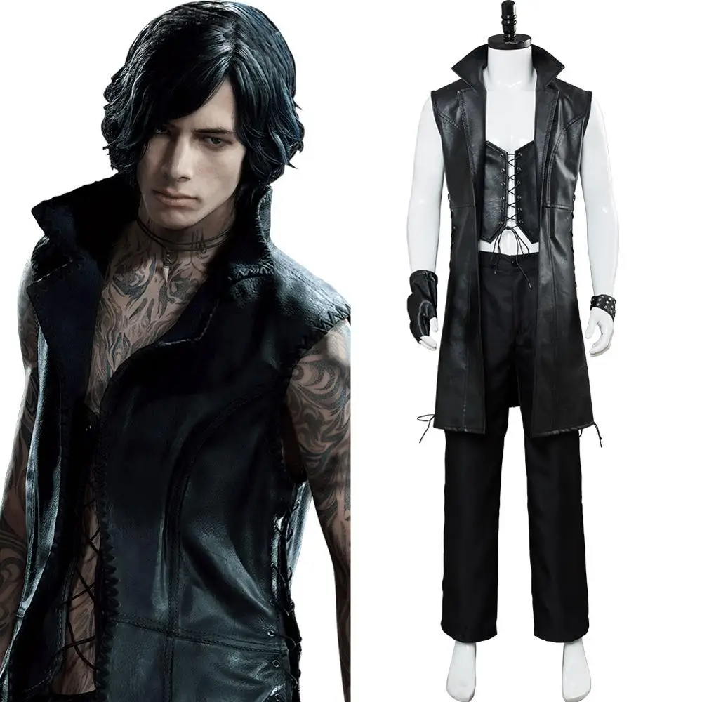 DMC 5 Costume Vergil Vitale V Cosplay Jacket Outfit Glove Props Adult Halloween Carnival Costume Men Women
DMC 5 Costume Vergil Vitale V Cosplay Jacket Outfit Glove Props Adult Halloween Carnival Costume Men Women