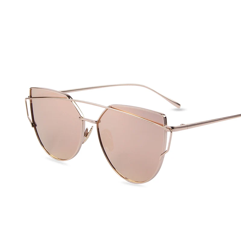 Женские зеркальные солнцезащитные очки кошачий глаз M195|sunglasses with side shields|sunglass