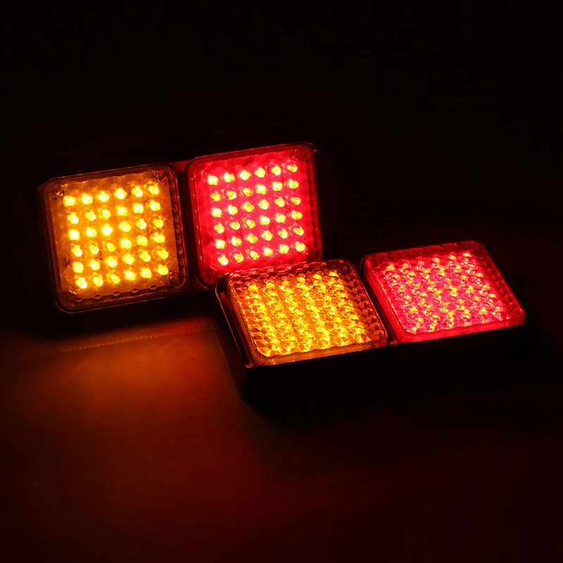 1Pair 72LED Car Stop Turn Signal Lamp Red Yellow Rear Tail Lights for 12V Truck Trailer Caravan with Reflector
1Pair 72LED Car Stop Turn Signal Lamp Red Yellow Rear Tail Lights for 12V Truck Trailer Caravan with Reflector