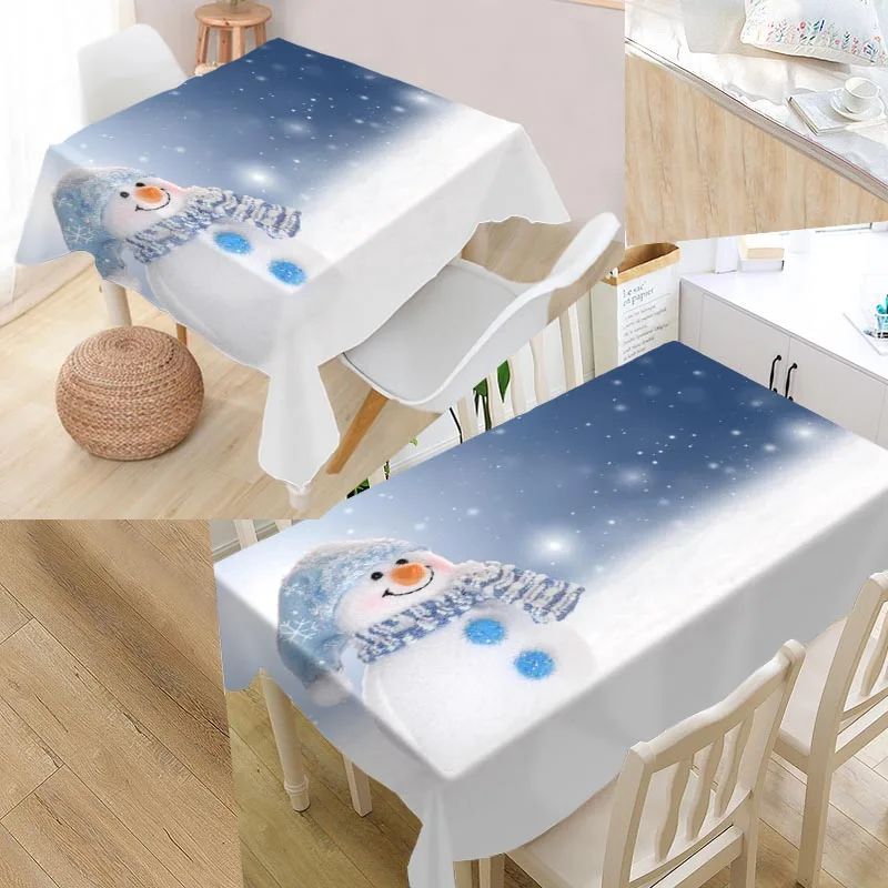 New Arrival Custom Snowman Tablecloth Waterproof Oilproof Dinner Table Cover Home Textile More Size
New Arrival Custom Snowman Tablecloth Waterproof Oilproof Dinner Table Cover Home Textile More Size