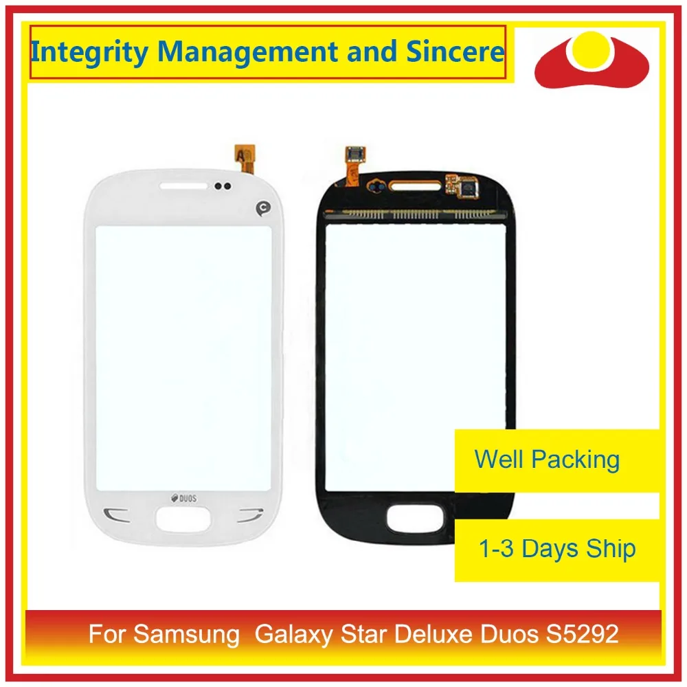 High Quality 3.0" For Samsung Galaxy Star Deluxe Duos S5292 Digitizer Touch Screen Touch Panel Sensor Outer Glass Lens Black
High Quality 3.0" For Samsung Galaxy Star Deluxe Duos S5292 Digitizer Touch Screen Touch Panel Sensor Outer Glass Lens Black
