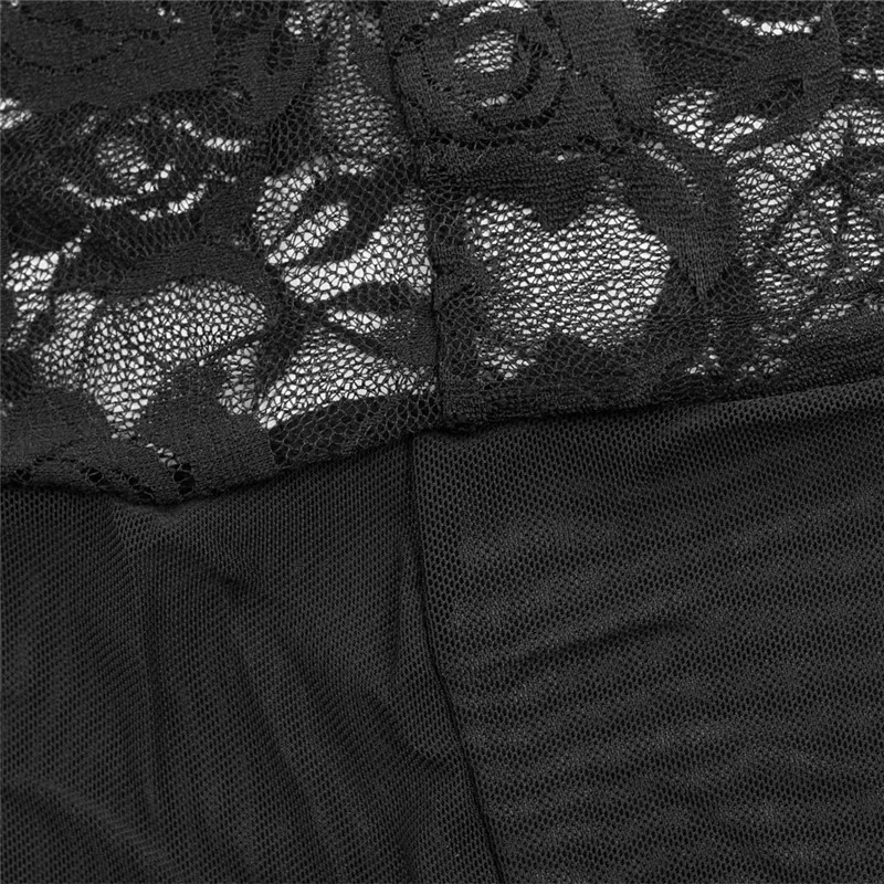 Plus Size S-6XL Lose Flower Long Dress Gown Sexy Lingerie Transparent Lace Nightgown Nightwear for Women Underwear Intimate 7119
Plus Size S-6XL Lose Flower Long Dress Gown Sexy Lingerie Transparent Lace Nightgown Nightwear for Women Underwear Intimate 7119