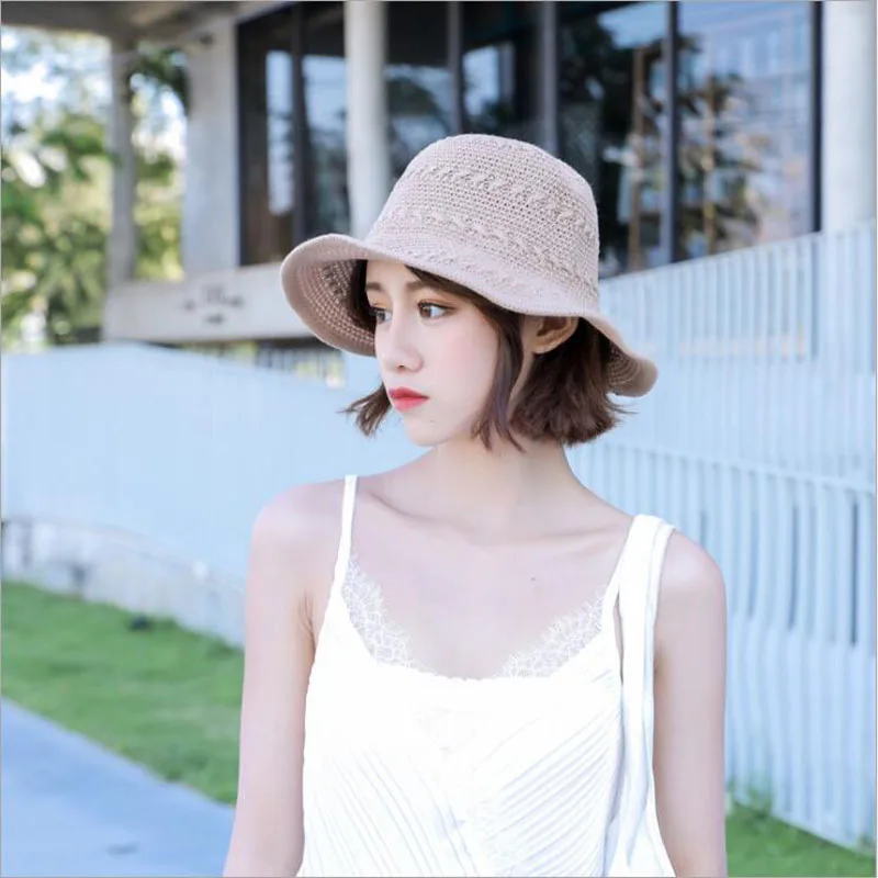 PLOERMIN Summer Sun Cap For Women Casual Beach Hat Breathable Cotton Headwear Vacation Hats Ladies Wide Brim Bucket Cap Chapeau
PLOERMIN Summer Sun Cap For Women Casual Beach Hat Breathable Cotton Headwear Vacation Hats Ladies Wide Brim Bucket Cap Chapeau