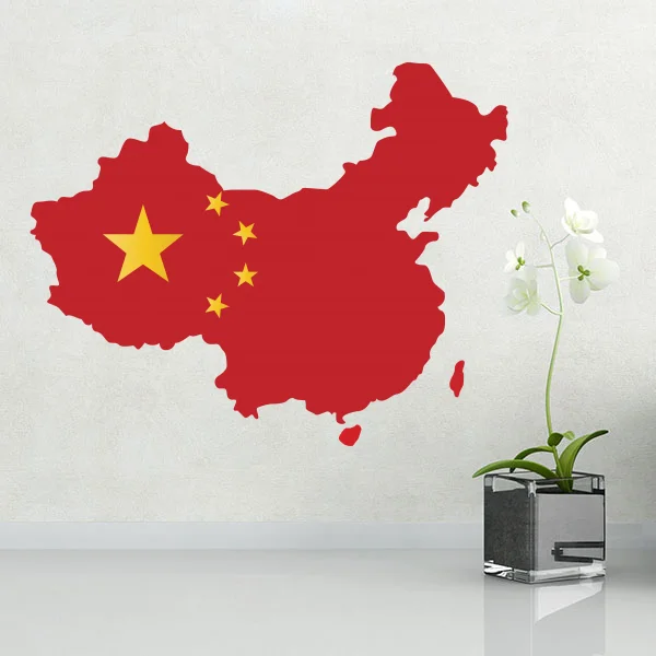 Flag map of China wall vinyl sticker custom made home decoration wall sticker wedding decoration PVC wallpaper fashion design
Flag map of China wall vinyl sticker custom made home decoration wall sticker wedding decoration PVC wallpaper fashion design