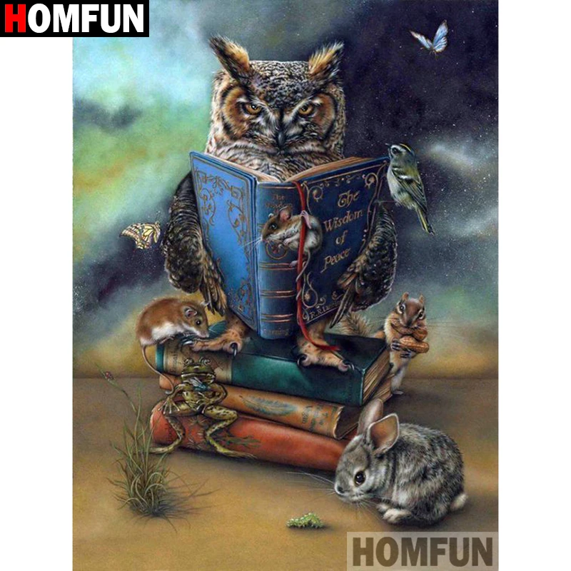 Алмазная 5D картина HOMFUN, алмазная вышивка «животное, сова», картина стразы, ручная работа, домашний декор, A00637
Алмазная 5D картина HOMFUN, алмазная вышивка «животное, сова», картина стразы, ручная работа, домашний декор, A00637