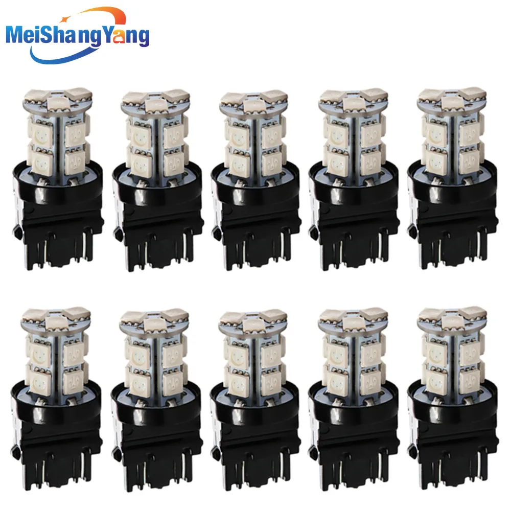 10pcs 3156 3157 White /Red /Amber / Yellow 13 SMD 5050 Stop Tail Brake Signal T25 12V 13 LED Car Light Bulb Car Light Source
10pcs 3156 3157 White /Red /Amber / Yellow 13 SMD 5050 Stop Tail Brake Signal T25 12V 13 LED Car Light Bulb Car Light Source