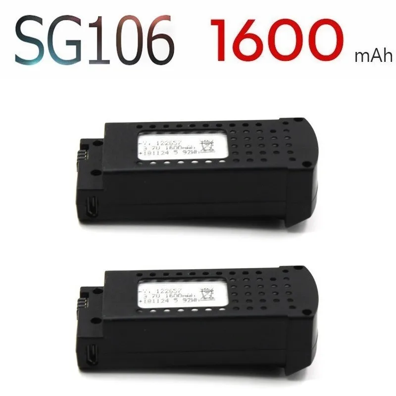 Для SG106 1600 мАч 3,7 в Lipo Батарея для RC геликоптер Дрон Квадрокоптер запасные Запчасти 3,7 V Перезаряжаемые Батарея SG-106 2 шт/комплект
Для SG106 1600 мАч 3,7 в Lipo Батарея для RC геликоптер Дрон Квадрокоптер запасные Запчасти 3,7 V Перезаряжаемые Батарея SG-106 2 шт/комплект