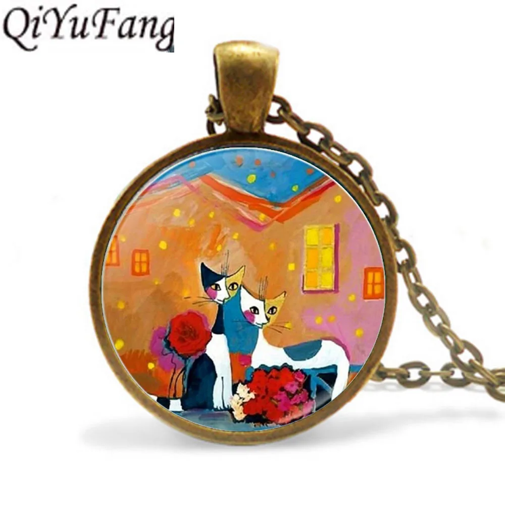 QiYuFang Rosina Wachtmeister Cats Pendant Necklace Gift Men Necklaces Women High Quality Jewelry Crystal Chain
QiYuFang Rosina Wachtmeister Cats Pendant Necklace Gift Men Necklaces Women High Quality Jewelry Crystal Chain