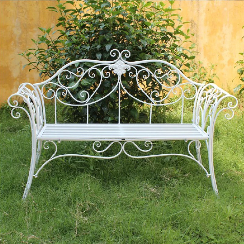Садовое металлическое кресло двойное для отдыха|park bench|outdoor iron benchesiron bench outdoor |