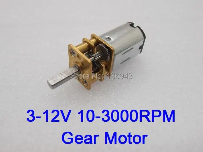 10pcs N20 DC 3-12V 10-3000RPM Gear Motor of Miniature Low-speed stepper Motor Metal Gear Box Gearwheel Model 10mm Shaft Diameter
10pcs N20 DC 3-12V 10-3000RPM Gear Motor of Miniature Low-speed stepper Motor Metal Gear Box Gearwheel Model 10mm Shaft Diameter