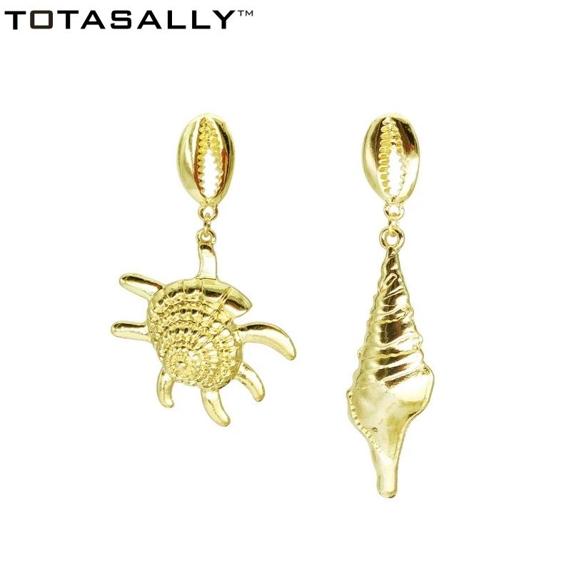 TOTASALLY Summer Feeling golden alloy shell conch starfish mismatched wonmen's party dangle Earrings ocean drop Earrings
TOTASALLY Summer Feeling golden alloy shell conch starfish mismatched wonmen's party dangle Earrings ocean drop Earrings