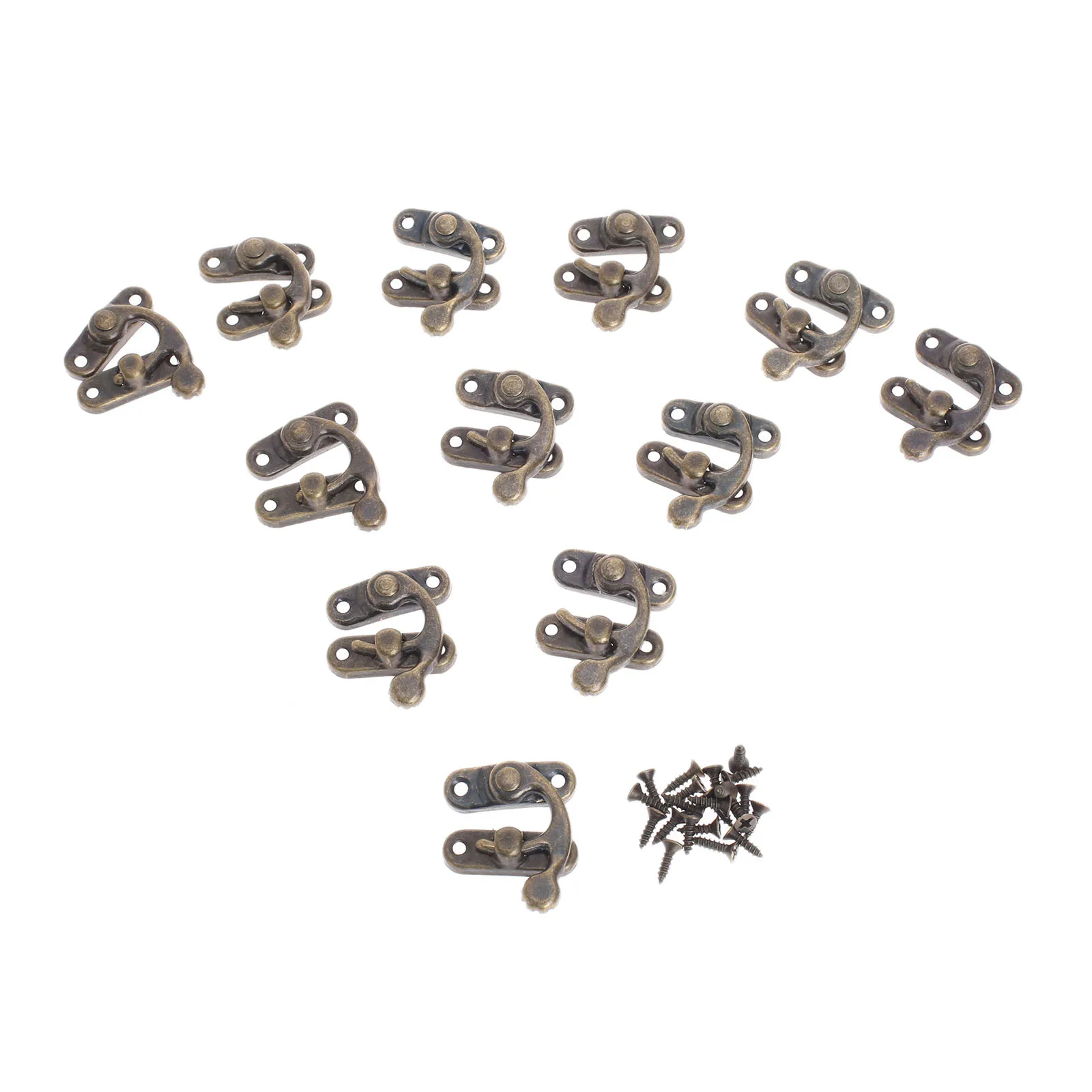 12Pcs Antique Bronze/Gold Padlock Hasp Hook Lock For Jewelry Wooden Box Hasps Decorative Hasp Latch Furniture Hardware 28x28mm
12Pcs Antique Bronze/Gold Padlock Hasp Hook Lock For Jewelry Wooden Box Hasps Decorative Hasp Latch Furniture Hardware 28x28mm