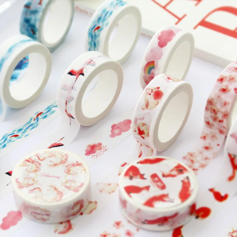 Pink Sakura Animals Washi Tape Decorative Adhesive Tape Diy Scrapbooking Sticker Label Masking Craft Tape
Pink Sakura Animals Washi Tape Decorative Adhesive Tape Diy Scrapbooking Sticker Label Masking Craft Tape
