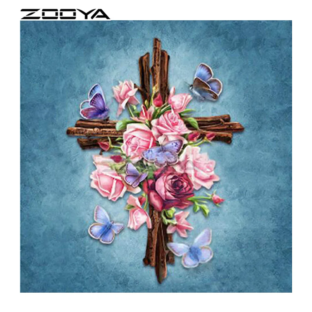 ZOOYA Diamond Painting Diamond Mosaic 5D DIY Diamond Embroidery Religious rose cross By Numbers Home Decor Handmade Gift R2447
ZOOYA Diamond Painting Diamond Mosaic 5D DIY Diamond Embroidery Religious rose cross By Numbers Home Decor Handmade Gift R2447