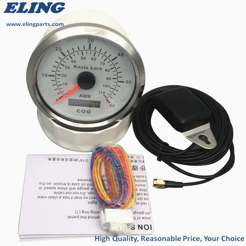 New KUS Boat Truck Auto Trailer Car Yacht Vessel 85MM GPS COG 60knots km/h 12V/24V Speedo Speedometer
New KUS Boat Truck Auto Trailer Car Yacht Vessel 85MM GPS COG 60knots km/h 12V/24V Speedo Speedometer