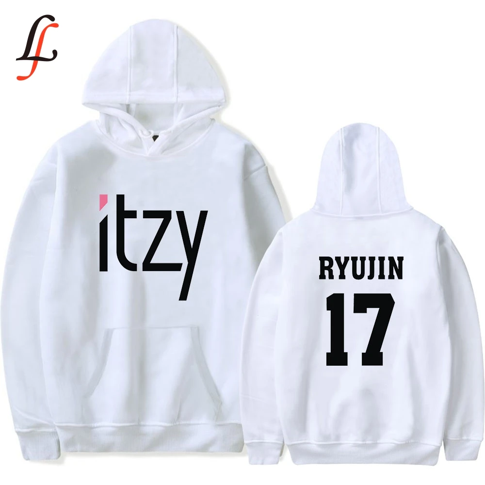 Itzy Kpop толстовки для мужчин и женщин толстовка с капюшоном Свободные повседневные