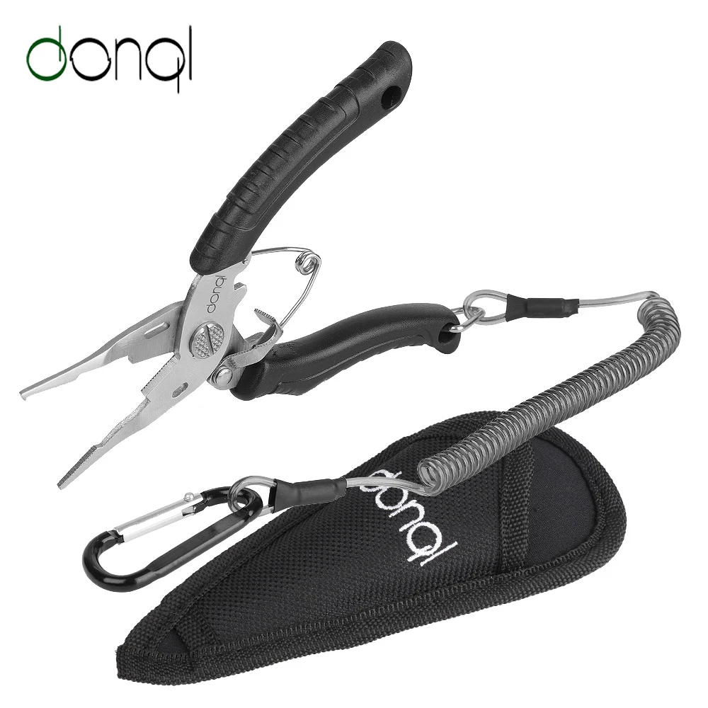DONQL Multifunctional Fishing Pliers Line Cutter Hook Remover Stainless Steel Scissors Fishing Clamp Accessories Spring Rope
DONQL Multifunctional Fishing Pliers Line Cutter Hook Remover Stainless Steel Scissors Fishing Clamp Accessories Spring Rope