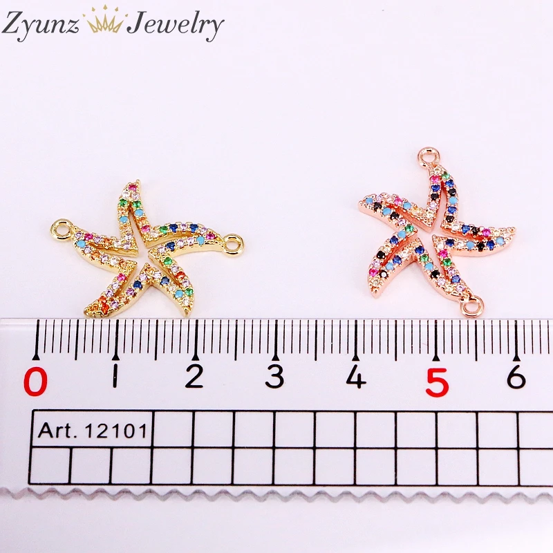 10PCS, Rainbow CZ Multi Charm Star / Starfish Shape Bracelet, Micro Cubic Zirconia Adjustable Chain For Women Jewelry
10PCS, Rainbow CZ Multi Charm Star / Starfish Shape Bracelet, Micro Cubic Zirconia Adjustable Chain For Women Jewelry