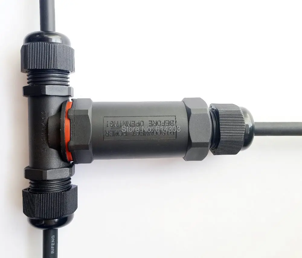 Outdoor Power Driver T triple cable wire Connector 2 pin 3 pins European 220V 2 in 1 connector IP65 waterproof
Outdoor Power Driver T triple cable wire Connector 2 pin 3 pins European 220V 2 in 1 connector IP65 waterproof