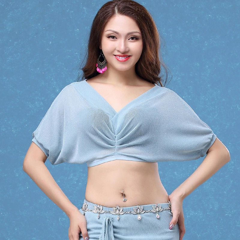 New Products 2018 Oriental Dance Clothes Women Lady Belly Dancing Tops Sexy V Collar Net Yarn Bellydance Practice Wear DL2215
New Products 2018 Oriental Dance Clothes Women Lady Belly Dancing Tops Sexy V Collar Net Yarn Bellydance Practice Wear DL2215