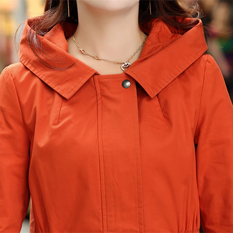 Spring Autumn Loose Long Plus size Windbreaker Coat Women Add Cotton Long sleeve Trench Coats Women's Hooded Overcoat 6XL A123
Spring Autumn Loose Long Plus size Windbreaker Coat Women Add Cotton Long sleeve Trench Coats Women's Hooded Overcoat 6XL A123