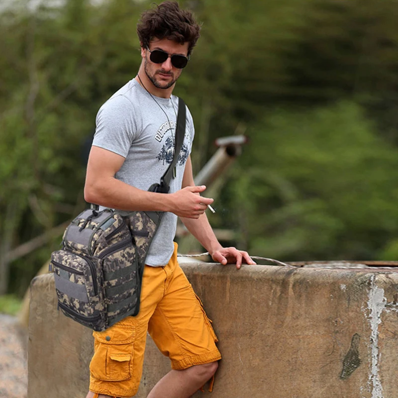 Outdoor Camouflage Waterproof Sports Bag Multi-functional Military Tactical Messenger Pack Hiking Camping Oxford Shoulder Bags
Outdoor Camouflage Waterproof Sports Bag Multi-functional Military Tactical Messenger Pack Hiking Camping Oxford Shoulder Bags