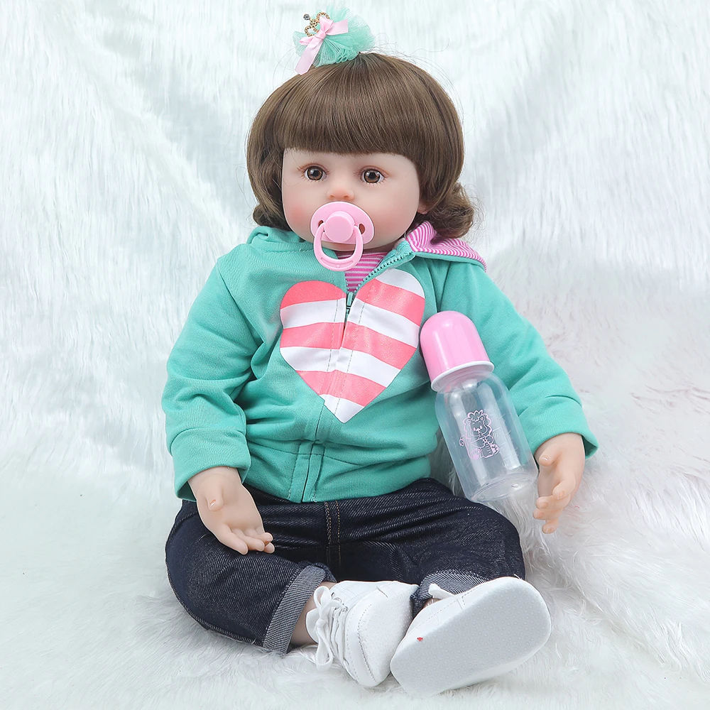 Forrsdor 58cm new arrival short hair simulation newborn baby girl best children brithday gifts silicone reborn baby dolls
Forrsdor 58cm new arrival short hair simulation newborn baby girl best children brithday gifts silicone reborn baby dolls