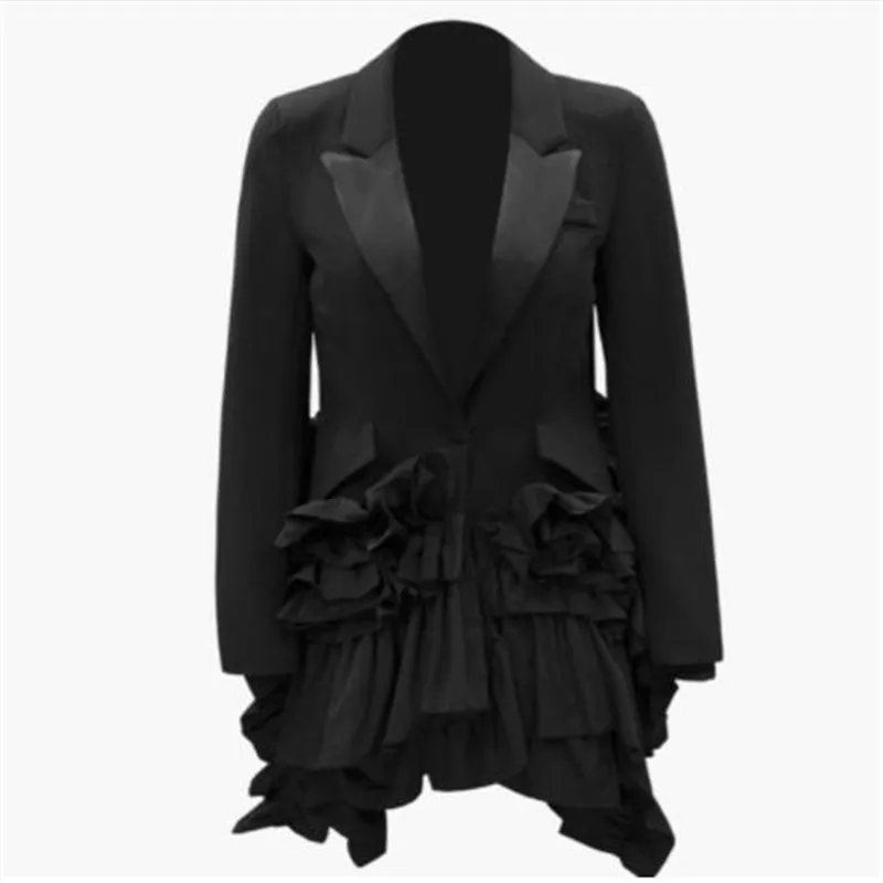 2019 Fashion New Solid Ruffles Irregular Casual Suits Casual Asymmetry Trendy Trendy Tide Party Clothes Coat BF209
2019 Fashion New Solid Ruffles Irregular Casual Suits Casual Asymmetry Trendy Trendy Tide Party Clothes Coat BF209