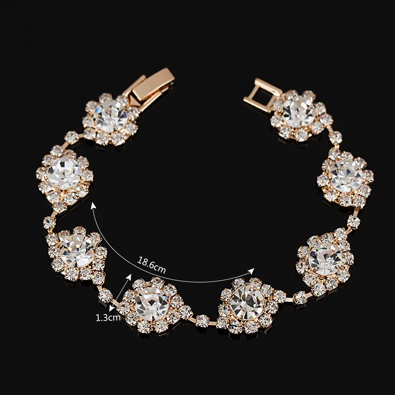 Large Zircon Horse Eye Bracelets Fashion Snowflake Shape Gold Color Bracelet&Bangle For Female Wedding Jewelry Bijoux
Large Zircon Horse Eye Bracelets Fashion Snowflake Shape Gold Color Bracelet&Bangle For Female Wedding Jewelry Bijoux