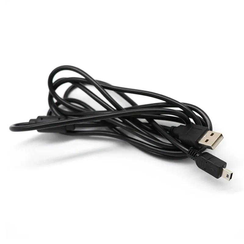 1.8M USB 2.0 Black 5-Pin Data Charger Cable for Ps3 Game Wireless Controller Connect Computer Play And Charge | Электроника