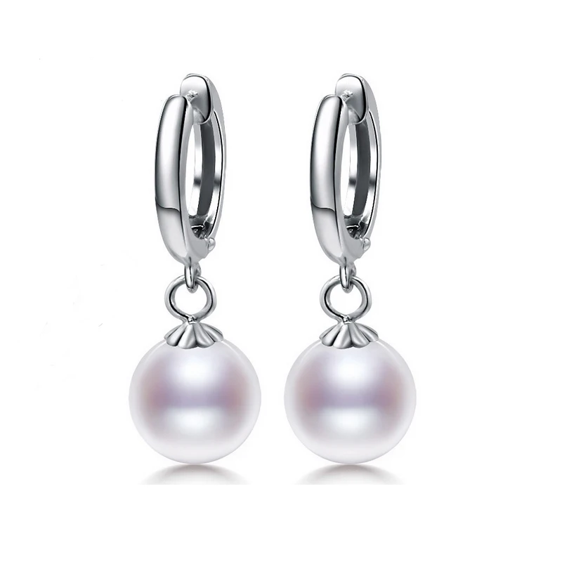PEISENI 100% natural freshwater pearl drop earrings 925 sterling Silver jewelry pearl earrings top Quality Wedding
PEISENI 100% natural freshwater pearl drop earrings 925 sterling Silver jewelry pearl earrings top Quality Wedding