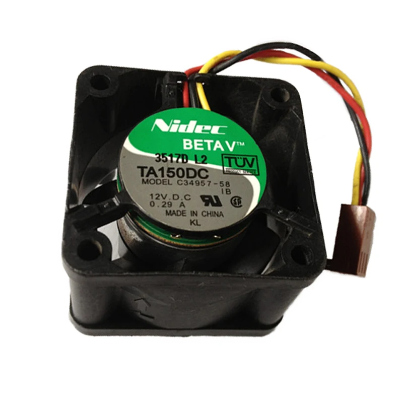 Оптовая продажа Nidec TA150DC C34957 58 DC 12V 0.29A 4028 40x40x28 мм (4 см) 3 линии сервер для Cisco