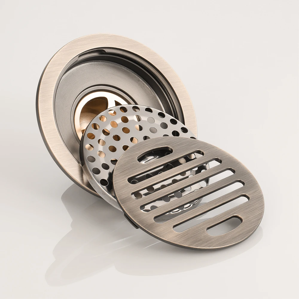 HIDEEP Round Floor Drain Grates Brass Deodorant Bathroom Shower Floor Drain Anti-odor Floor Drain For Family Bathroom
HIDEEP Round Floor Drain Grates Brass Deodorant Bathroom Shower Floor Drain Anti-odor Floor Drain For Family Bathroom