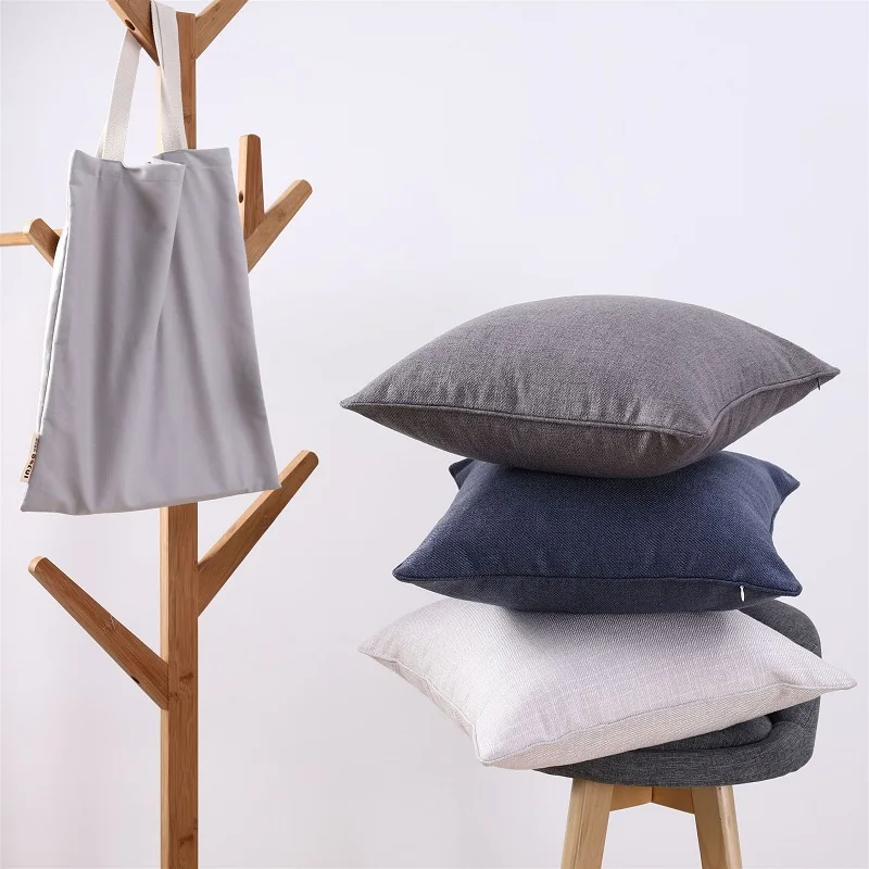 45*45cm Nordic Minimalist Style Cushion Cover Blue Linen Cotton Solid Brown Cushion Cover Home Decoration Sofa Chair Pillow Case
45*45cm Nordic Minimalist Style Cushion Cover Blue Linen Cotton Solid Brown Cushion Cover Home Decoration Sofa Chair Pillow Case