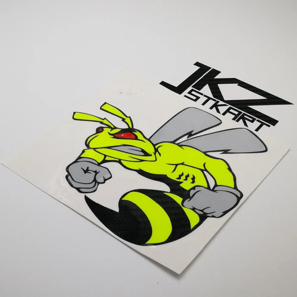 JKZ STKART виниловые высечки многослойные наклейки с героями мультфильмов Angry Super Bee III