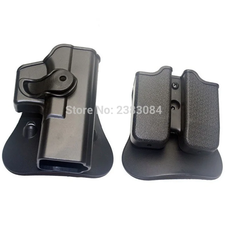 Hutning Tactical IMI Holster GL 17 19 Army Military Right Pistol Holster GL 17 22 31 Double magazine Pouch Airsoft Accessories
Hutning Tactical IMI Holster GL 17 19 Army Military Right Pistol Holster GL 17 22 31 Double magazine Pouch Airsoft Accessories