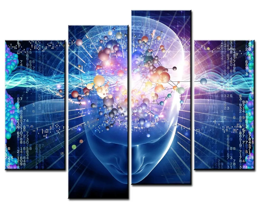 4 Pieces Picture Painting Wall Art Room Decor Print Poster Science Fiction Wall Pictures for Living Room Canvas Painting
4 Pieces Picture Painting Wall Art Room Decor Print Poster Science Fiction Wall Pictures for Living Room Canvas Painting