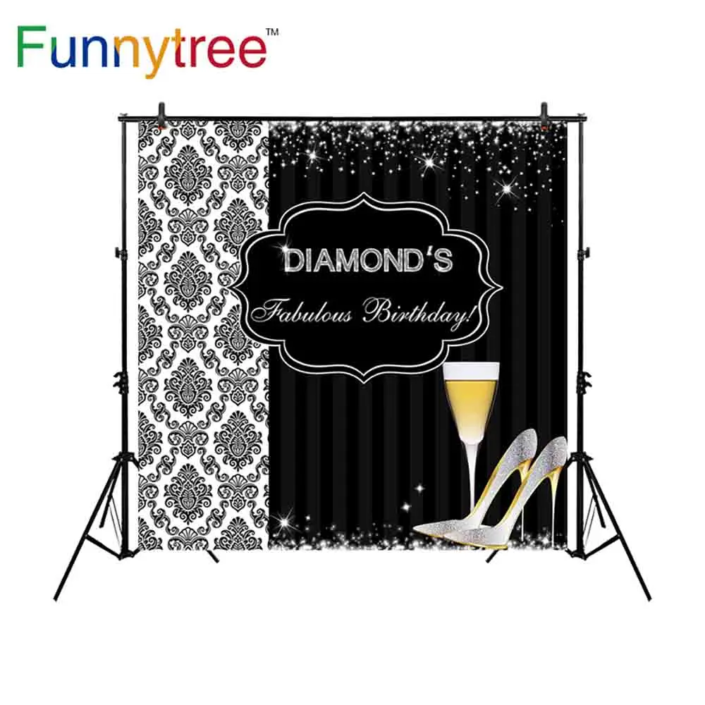 Funnytree backdrop for photo studio Damask birthday luxury Champagne high heels glitter photography background photobooth
Funnytree backdrop for photo studio Damask birthday luxury Champagne high heels glitter photography background photobooth