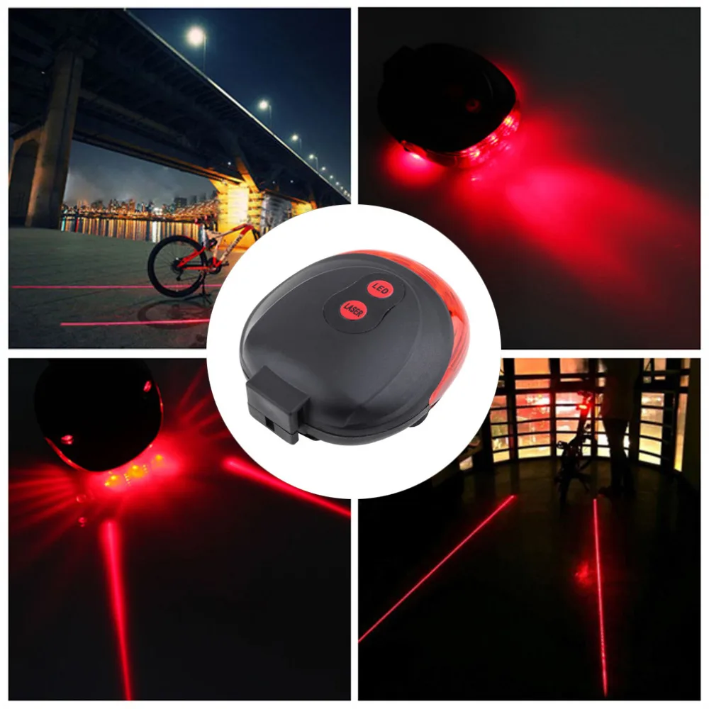 High Quality 5 LED 2 Laser Bike light 7 Flash Mode Cycling Safety Bicycle Rear Lamp Waterproof Laser Tail Warning Lamp Flashing
High Quality 5 LED 2 Laser Bike light 7 Flash Mode Cycling Safety Bicycle Rear Lamp Waterproof Laser Tail Warning Lamp Flashing