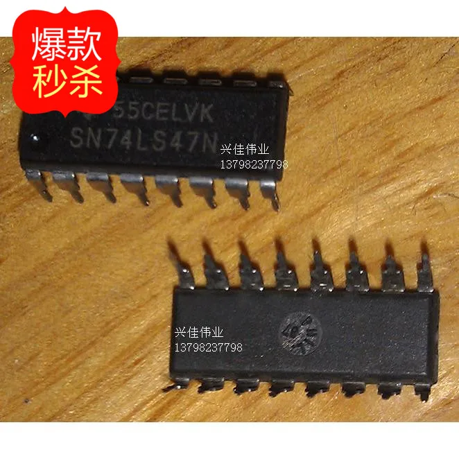 10PCS The new display driver SN74LS47N DIP16 package compatible HD74LS47P
10PCS The new display driver SN74LS47N DIP16 package compatible HD74LS47P
